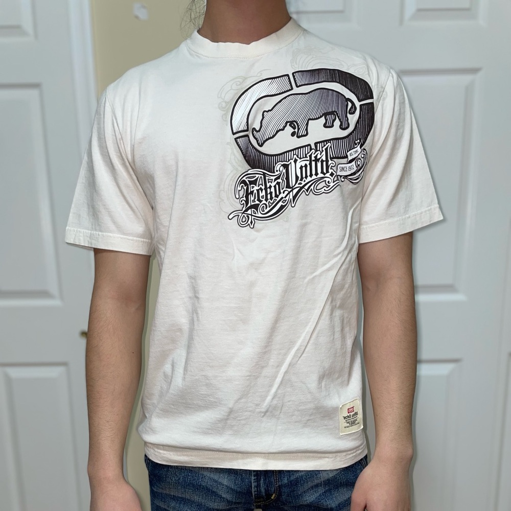 Ecko Unltd. Men's Size Small White T-shirt